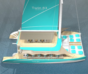 Twin 83 sailing catamaran