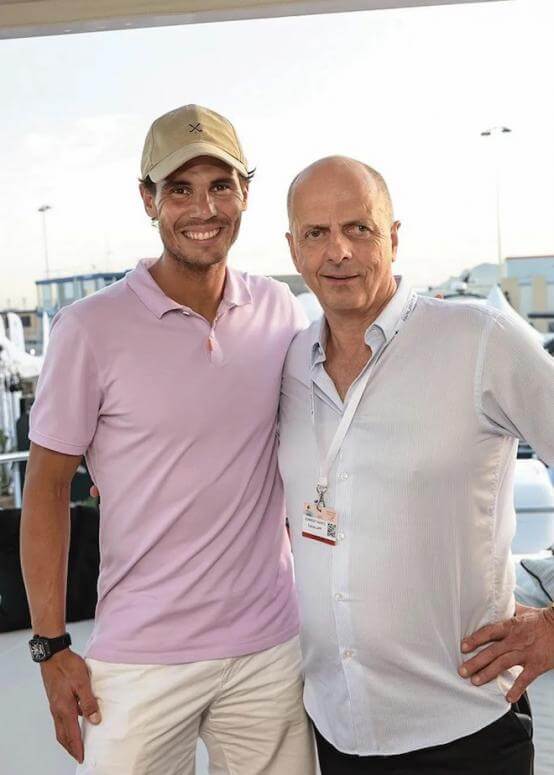 Rafael Nadal with Francis Lapp