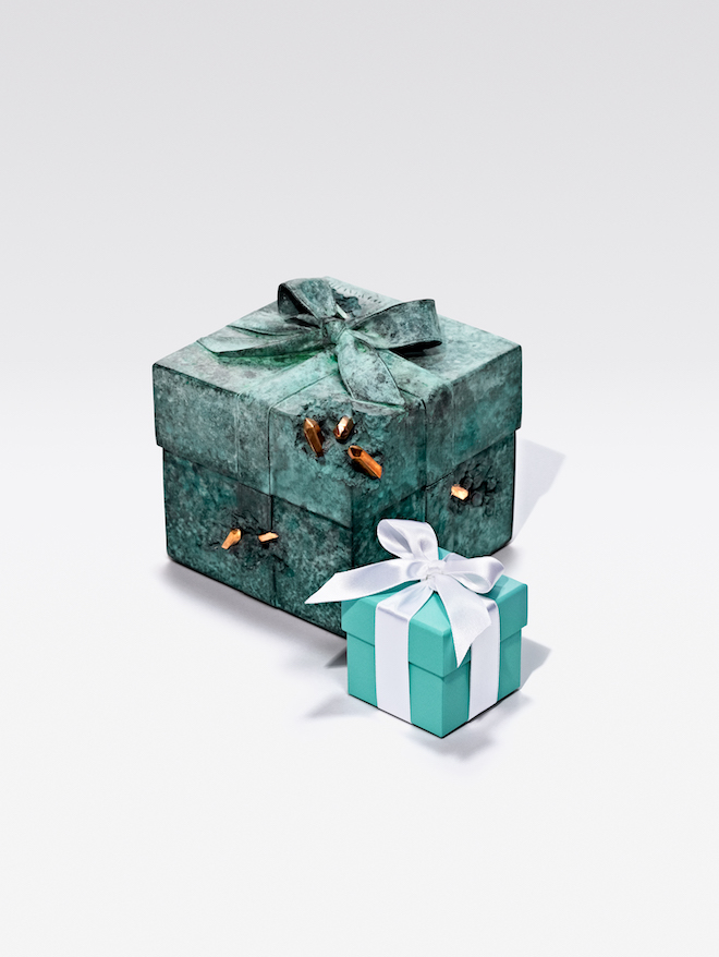 Tiffany x Arsham Studio Bronze Eroded Tiffany Blue Box