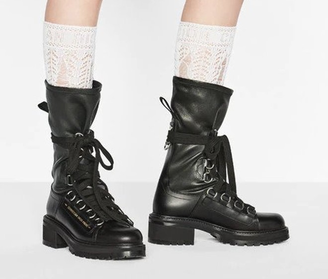 dior d fight boots black