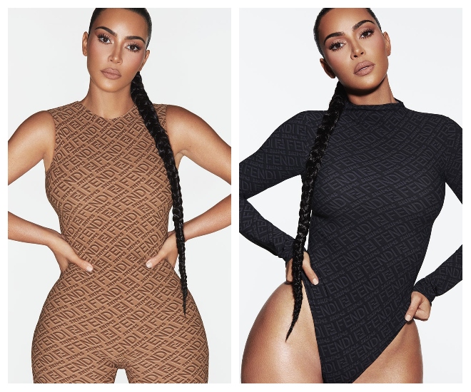 Kim Kardashian West's Skims Brand Teams With Fendi on Shapewear