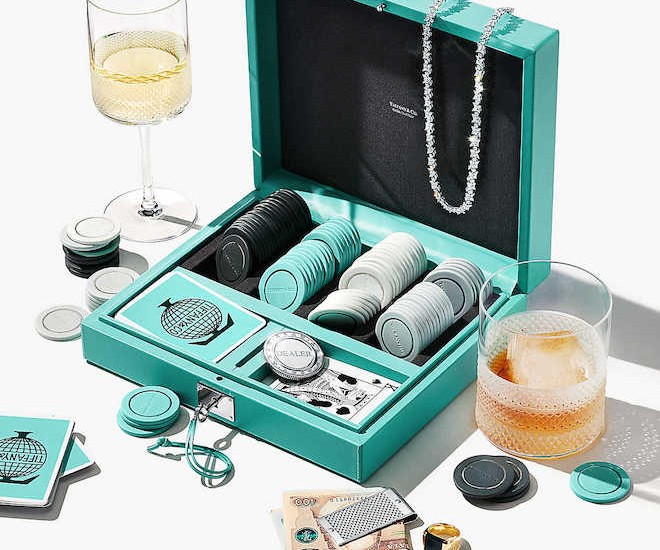 Tiffany Poker Set