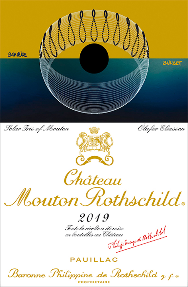 Château Mouton Rothschild's 2019 Label Is Revealed The Worldzz News