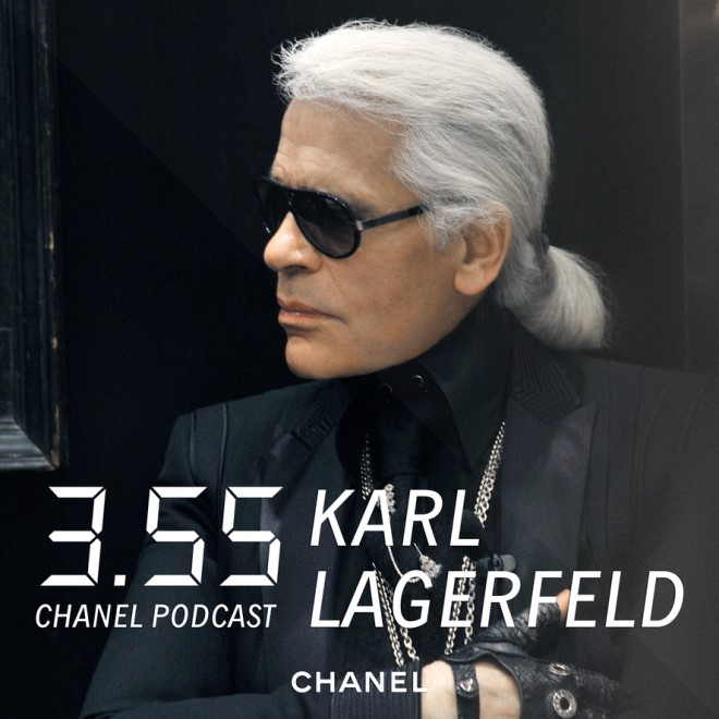 karl lagerfeld on 3.55 by chanel podcast