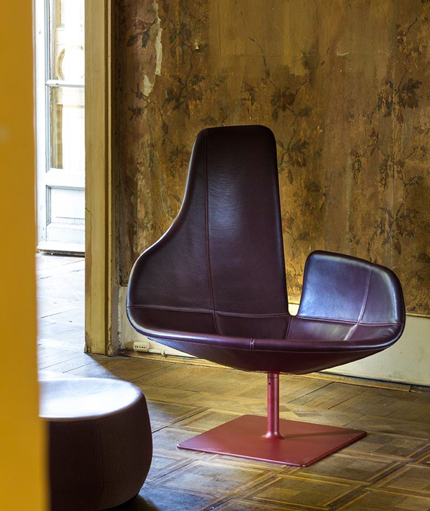 The "Fjord" lounge chair designed by Patricia Urquiola for Moroso. Image: Moroso.