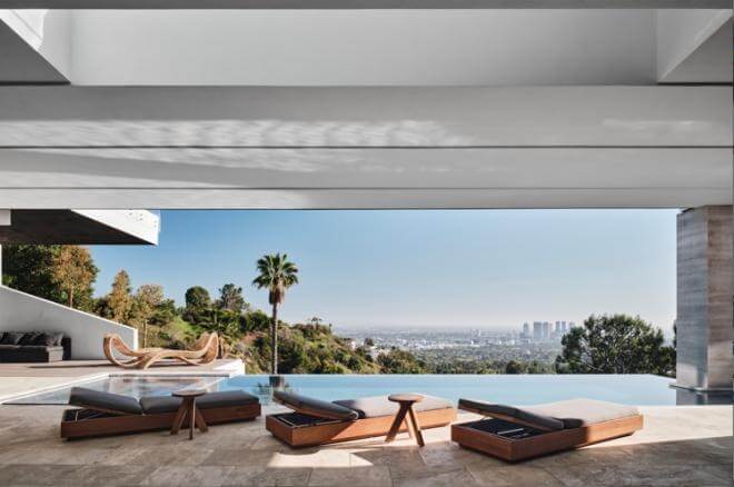 Enviable views from the pool.