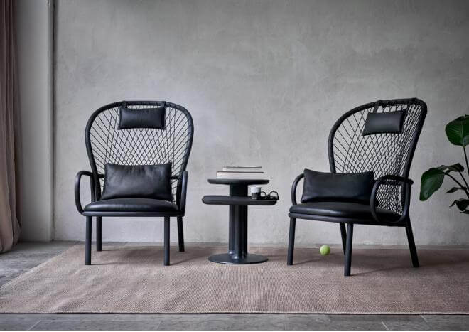 Gemla Open Lounge chair by Samuel Wilkinson.