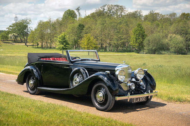 Bentley DHC Parallel Door James Young Vintage car
