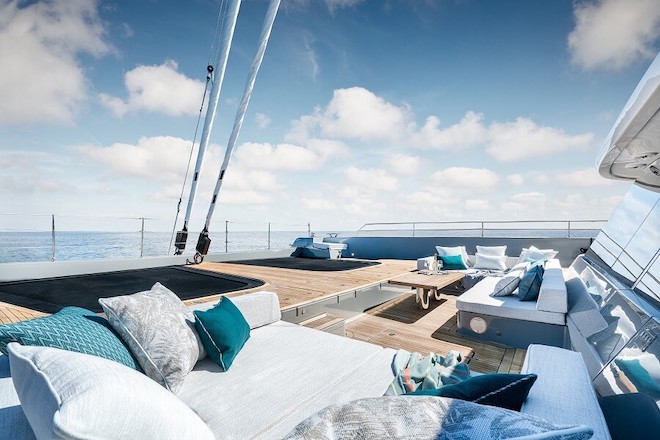 Sunreef 80, forward terrace