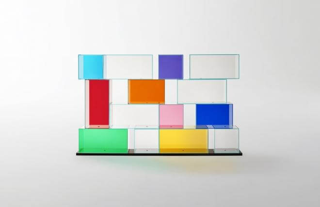 Glas Italia Quantum glass shelf