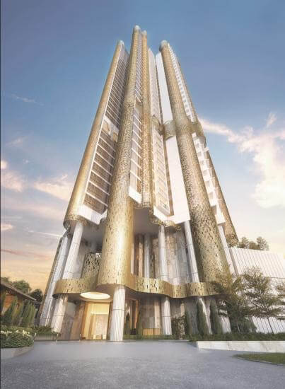 The sophisticated facade of Klimt Cairnhill