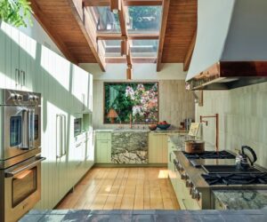 Emma Chamberlain's kitchen