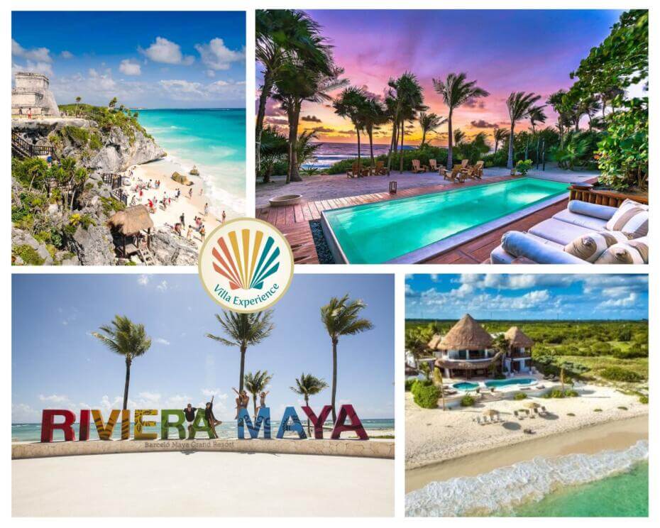 Scenic collage of Luxury Villa Rentals in Los Cabos