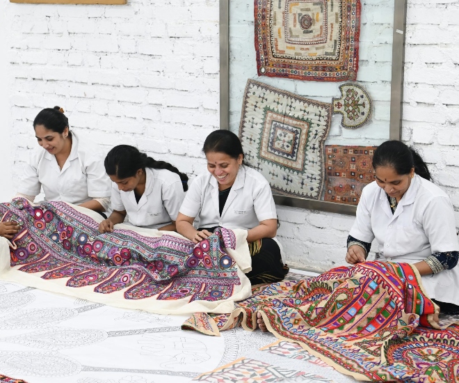 The Chanakya workshop in Mumbai, India. Images shot for Christian Dior Couture.