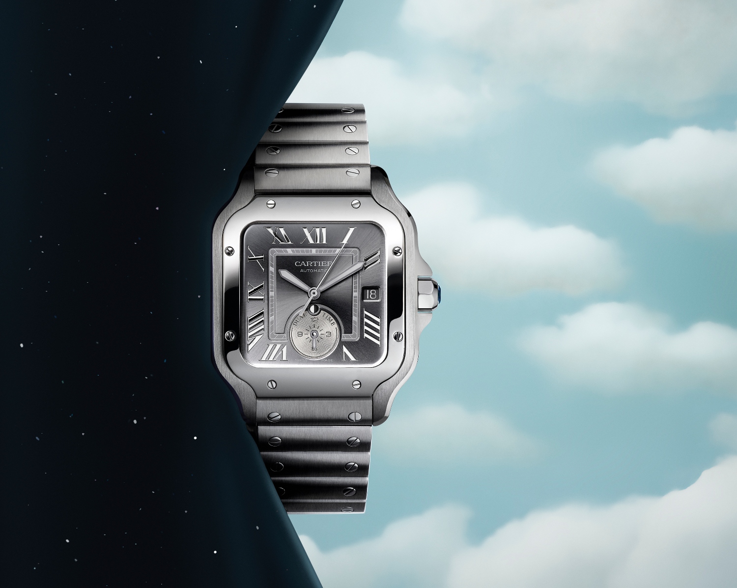 Cartier's Santos de Cartier Dual Time