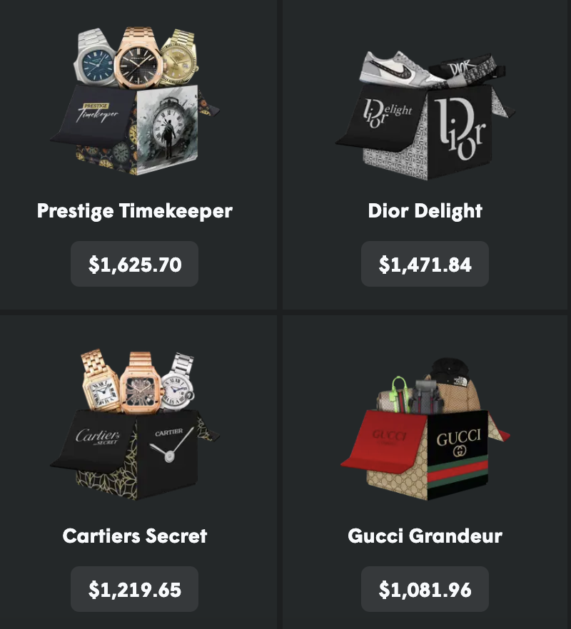 Online Mystery Boxes