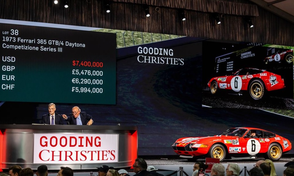 Ferrari 365 GTB, Gooding Christie's. Photo by Hanna Yamamoto