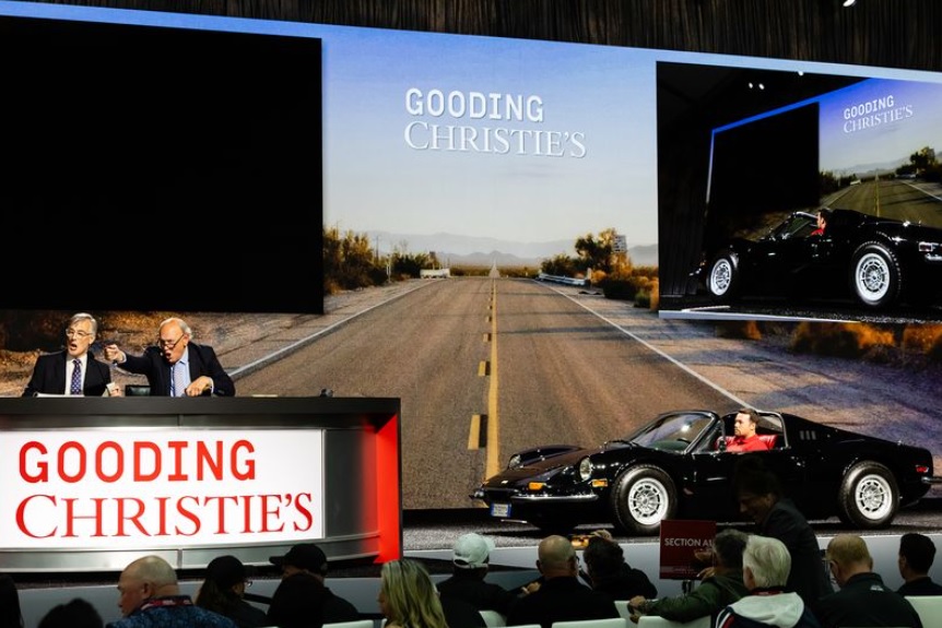 1974 Ferrari Dino 246 GTS, Gooding Christie's. Photo by Hanna Yamamoto.