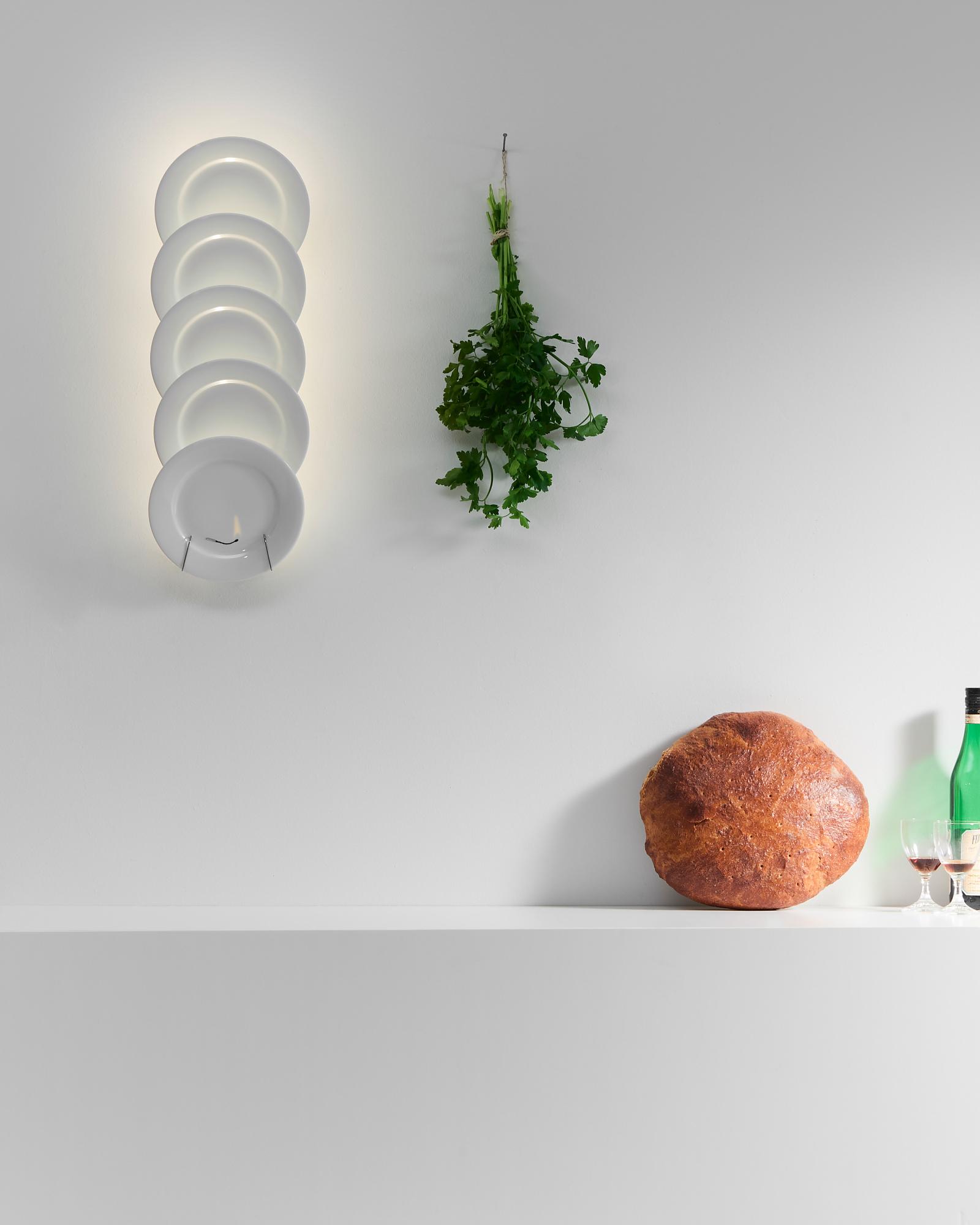 Ingo Maurer's "Jasna Kuchnia" wall light.