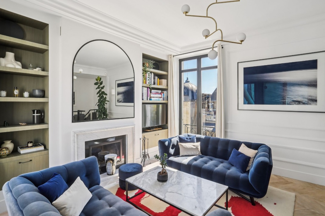 Duplex Paris home, sothebysrealty-france.com
