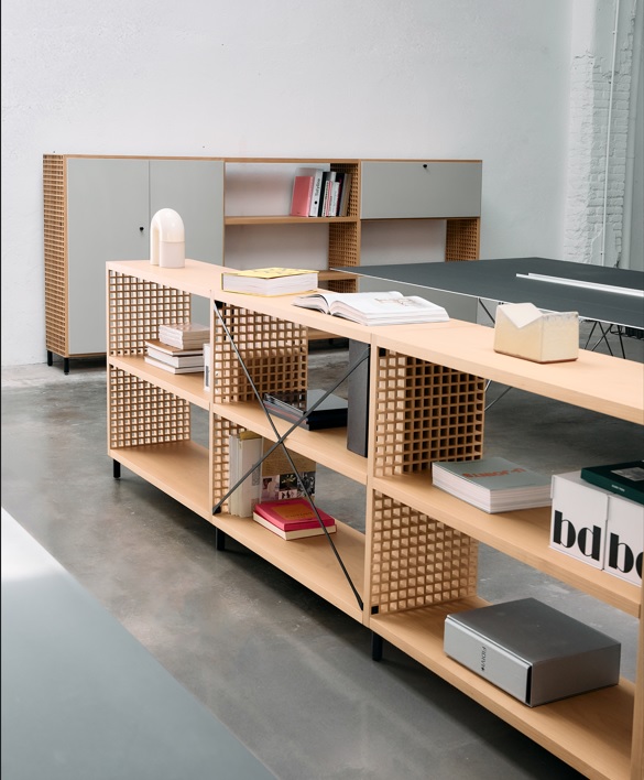 Raster designs were also incorporated in low console designs. Image: BD Barcelona.