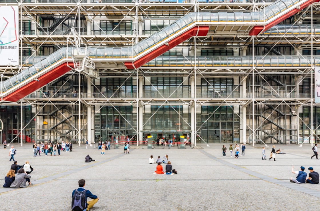 The Centre Pompidou, Image: Archdaily.