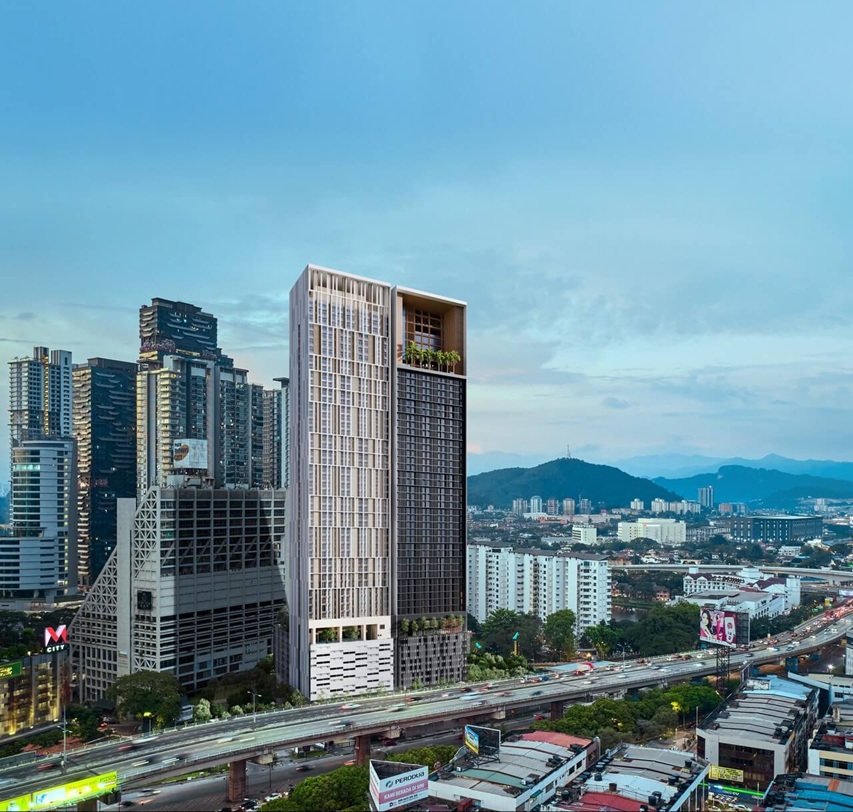 Sky Dining experience is offered at Chancery Residences in Kuala Lumpur. Image: Radium Dev.