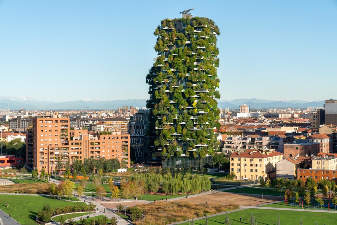 The "Bosco Verticale" project is more famously known as "Vertical Forest". Image: Dimitar Harizanov.