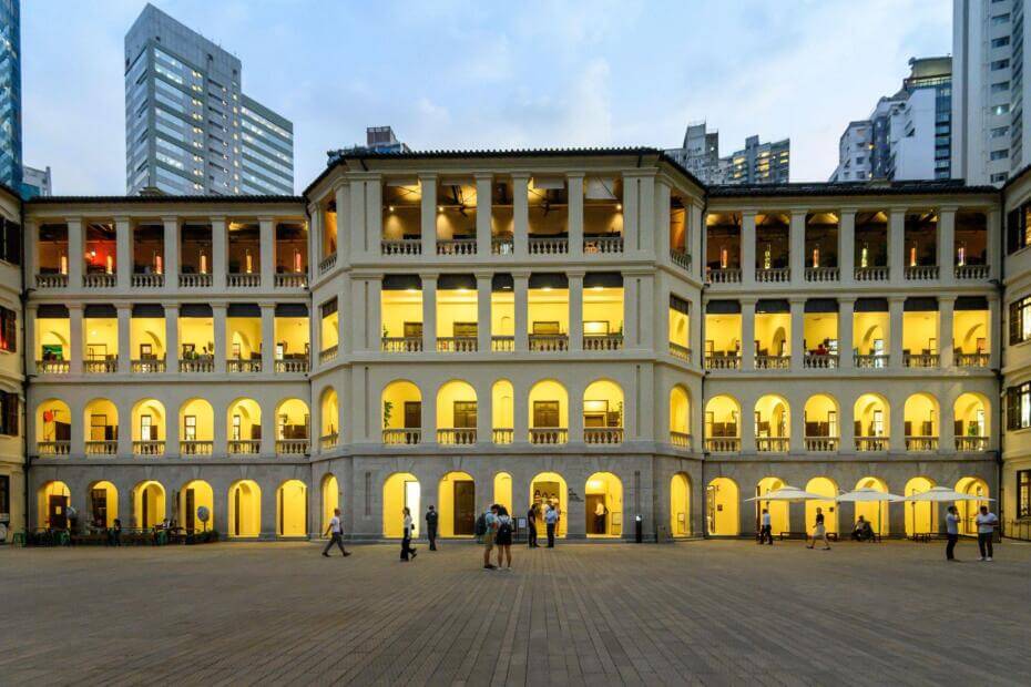 The Tai Kwun building, a former police station, now looks regal and respectful of its origins. Image: cntraveler.com