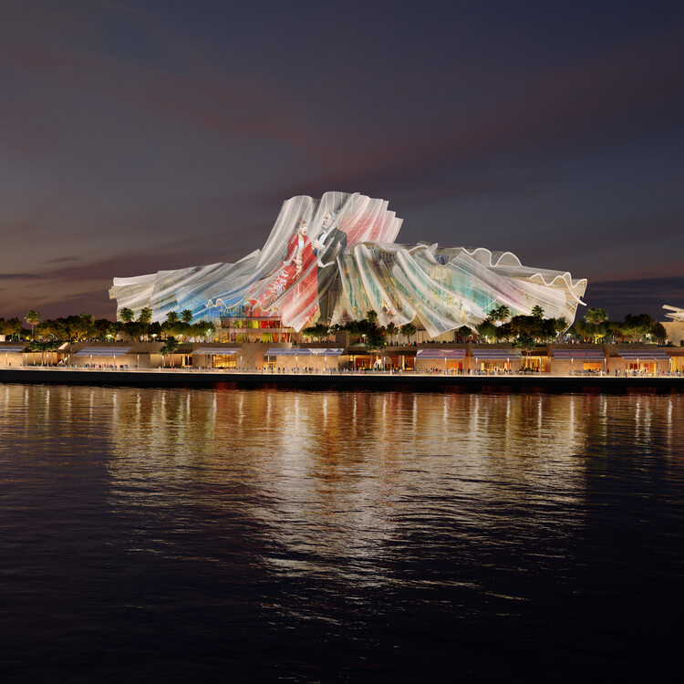 Scheduled to open in 2030, Dar al Funoon Abu Dhabi, or House of the Arts. Image: Courtesy of Department of Culture and Tourism Abu Dhabi.