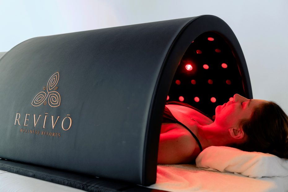 Sauna Dome. Image: REVĪVŌ Wellness Resort.